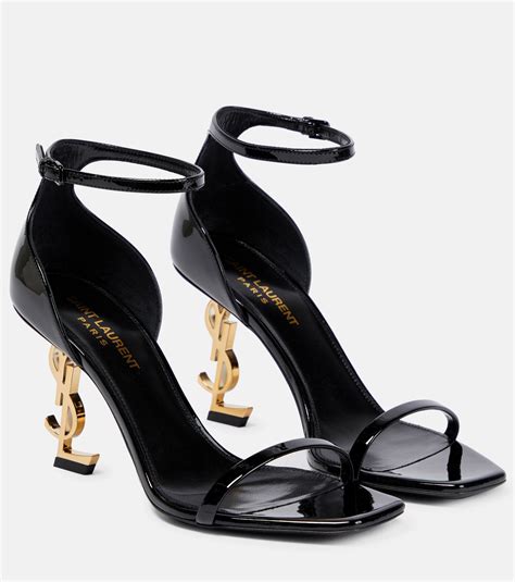 Sandales en cuir verni Opyum 85 SAINT LAURENT pour femme